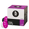 Kaffekapslen Chai Latte package and capsule for Dolce Gusto