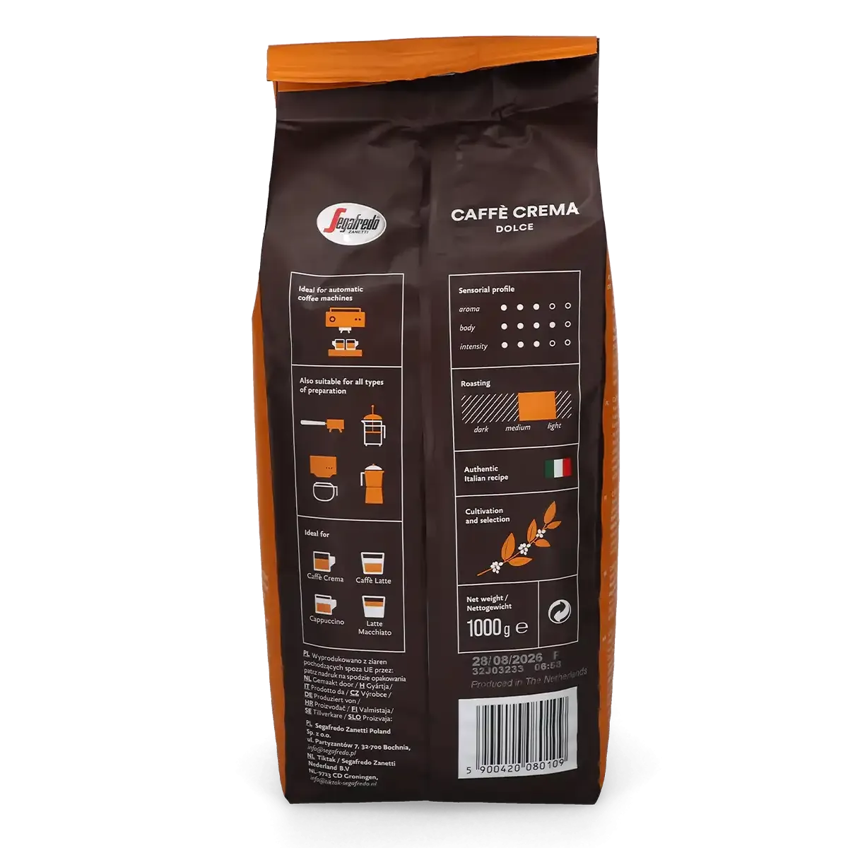Caff\u00E9\u0020Crema\u0020Dolce\u0020\u002D\u0020Segafredo