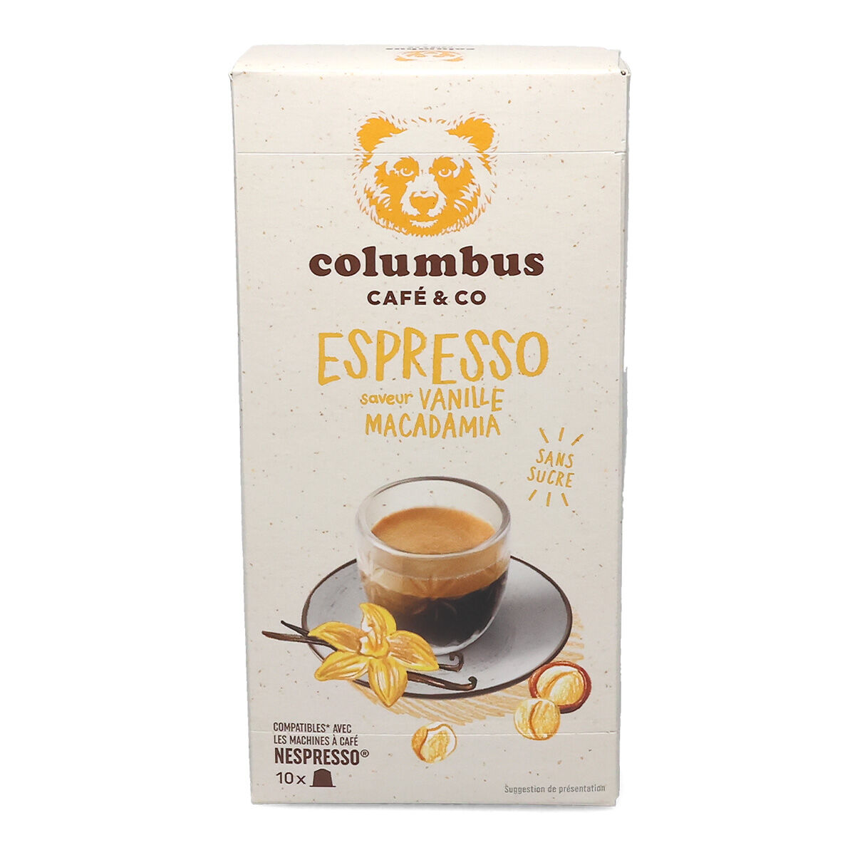 Vanilkov\u00E9\u0020espresso\u0020s\u0020pr\u00EDchu\u0165ou\u0020makad\u00E1miov\u00FDch\u0020orechov\u0020\u002D\u0020Columbus